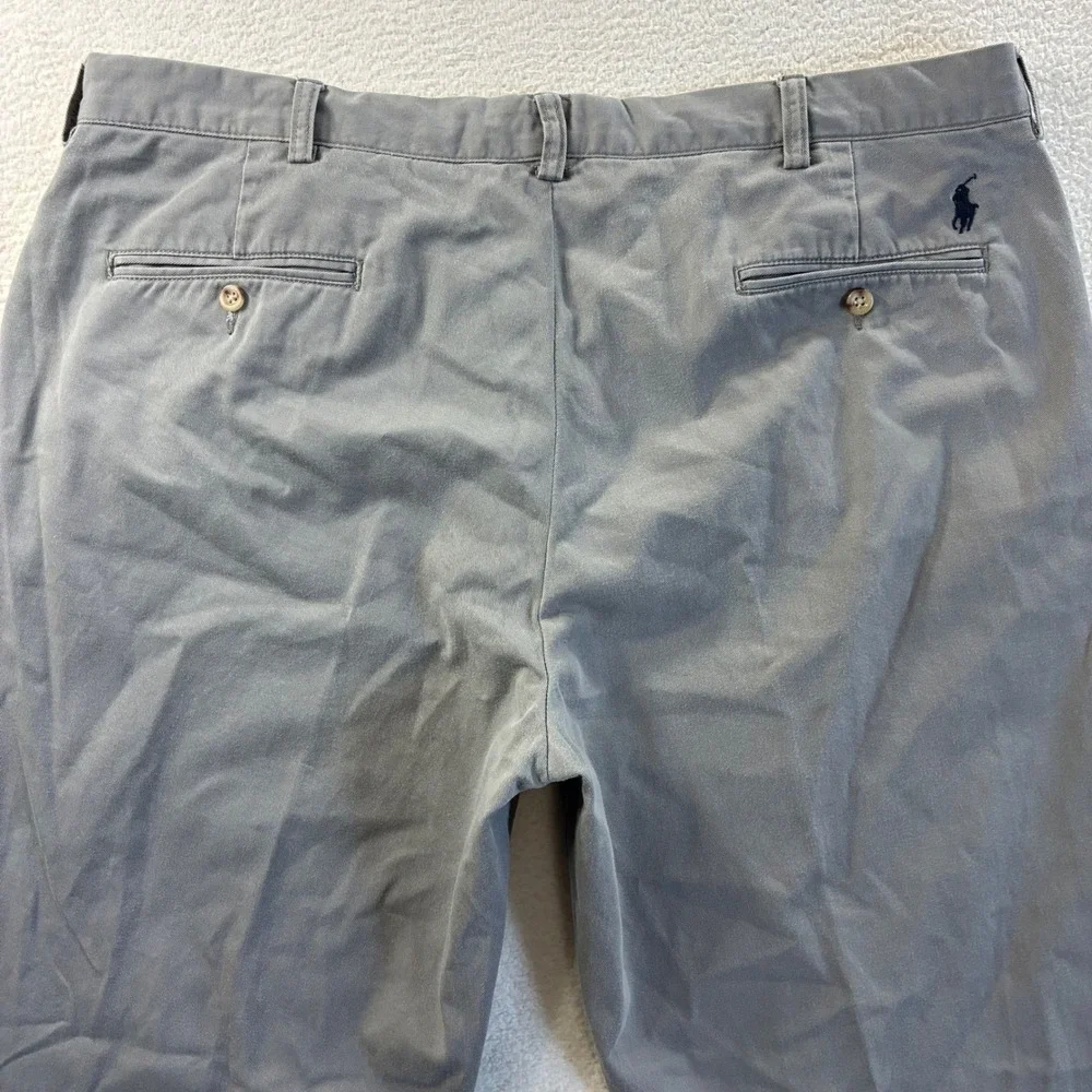 Polo Ralph Lauren‎ Preston Chino Pants Mens 40x32 Beige Cotton Flat Front Preppy